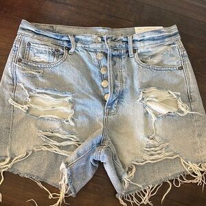 American eagle boyfriend jean shorts